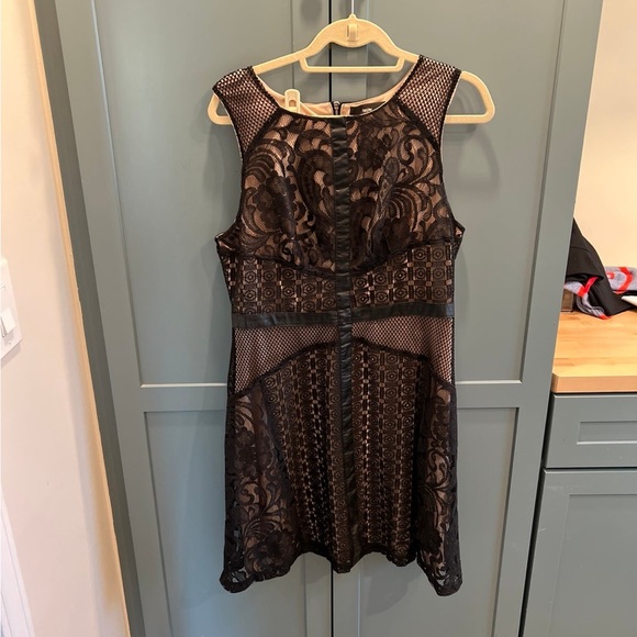 Mossimo Supply Co. Dresses & Skirts - Mossimo Lace and Faux Leather Dress